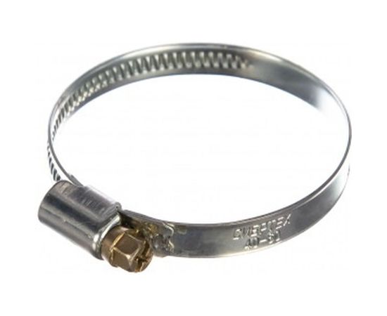 Металлические хомуты СИБРТЕХ, стандартное болтовое крепление, 40-60мм, 2шт, ширина 9мм, 47661 – изображение 2