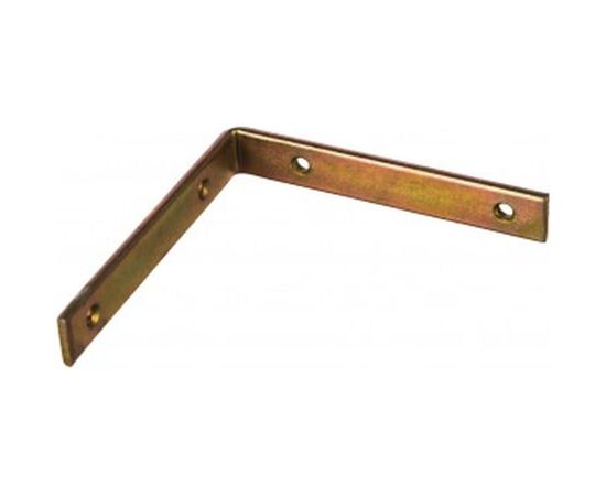 Мебельный уголок ЗУБР узкий УМ-4.0 125х125х20 х 4мм желтый цинк 31031-125 – изображение 2