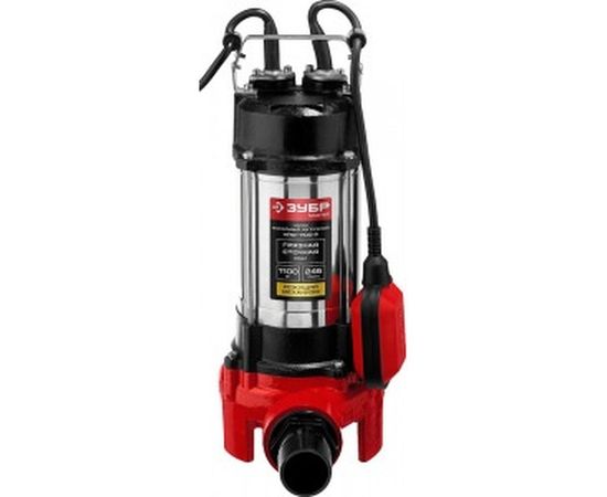 Фекальный погружной насос Зубр НПФ-1100-Р – изображение 3
