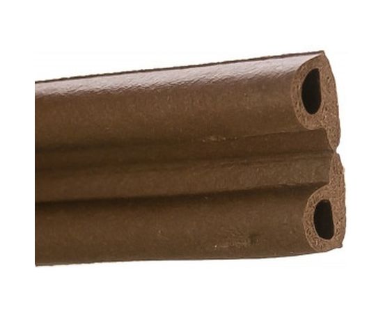 Уплотнитель СИБРТЕХ, 12 м, профиль P, коричневый, 93946 – изображение 4