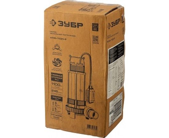 Фекальный погружной насос Зубр НПФ-1100-Р – изображение 10