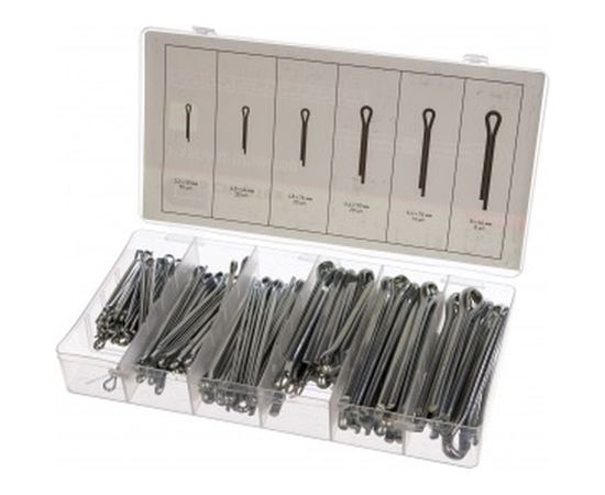 Набор шплинтов СИБРТЕХ 144 предмета 47603 