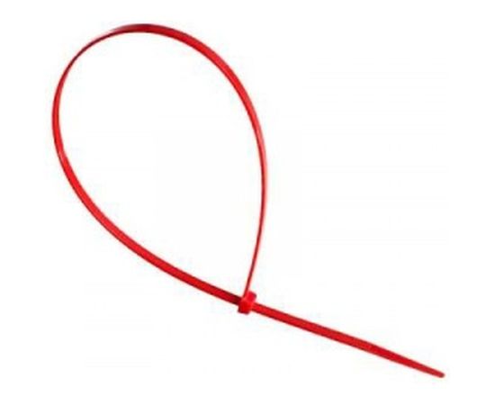 Нейлоновые стяжки FORTISFLEX КСС 3х100 красный 100 штук 49419 