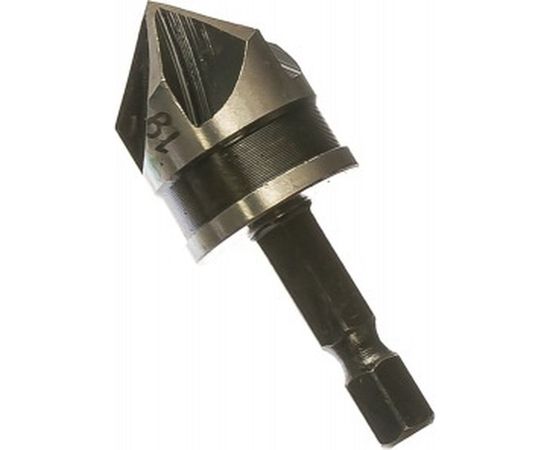Зенкер конический, легированная сталь, хвостовик под биту, 19 мм FIT IT 36447 