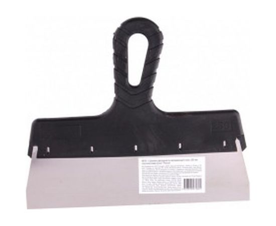 Фасадный шпатель из нержавеющей стали Россия 250 мм пластмассовая ручка 85151 