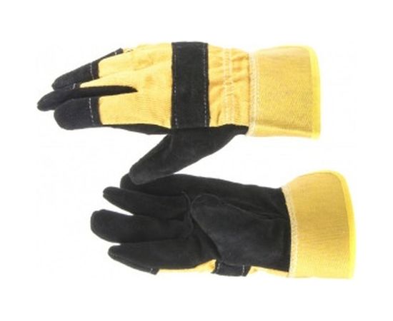 Спилковые комбинированные перчатки Россия 67736 