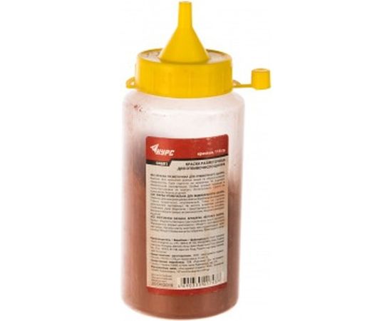 Краска разметочная для отбойного шнура 115 г красная КУРС 04691 
