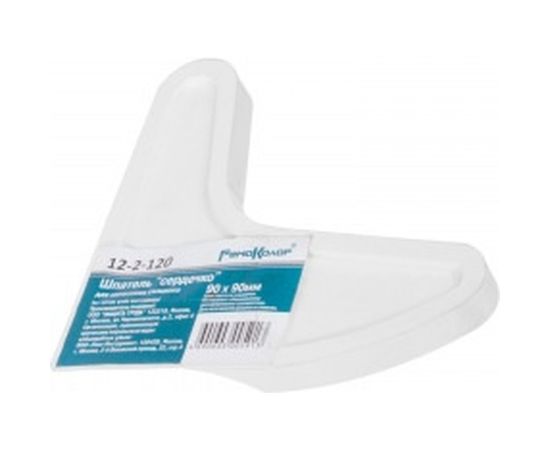 Шпатель сердечко для нанесения силикона, 90x90мм 12-2-120 