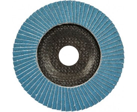 Круг лепестковый торцевой по нержавеющей стали №352 Цирконий (125х22.2 мм; P80) Профоснастка 10205037 – изображение 2