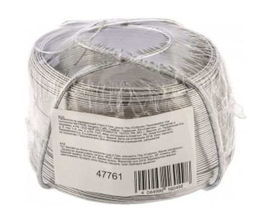 Проволока из нержавеющей стали СИБРТЕХ 0,7мм длина 75м 47761 – изображение 2