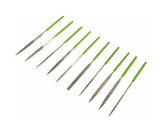 Набор алмазных надфилей 140х70х3, 10шт СИБРТЕХ 158357 – изображение 2