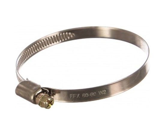 Червячный хомут FORTISFLEX PL-9/W2 60-80 мм 68968 – изображение 2