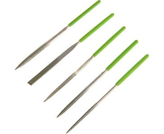 Набор алмазных надфилей 140х50х3, 5шт СИБРТЕХ 158307 – изображение 2