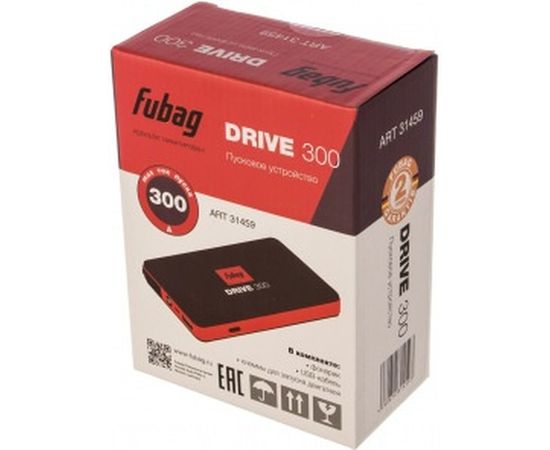 Пусковое устройство FUBAG DRIVE 300 ток запуска 300А емкость аккумулятора 6000 мАч 31459 – изображение 3