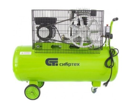 Воздушный компрессор СИБРТЕХ КР-2200/100 58042 – изображение 3