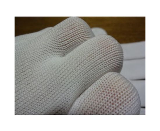 Перчатки Россия нейлон, ПВХ точка, 13 класс, белые, XL 67847 – изображение 3