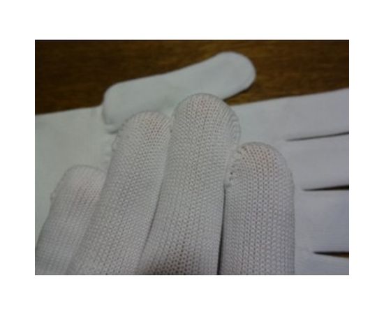 Перчатки Россия нейлон, ПВХ точка, 13 класс, белые, XL 67847 – изображение 4