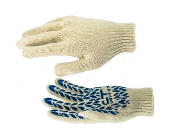 Перчатки х/б с ПВХ-покрытием "Протектор" 7 класс СИБРТЕХ 67704 – изображение 5