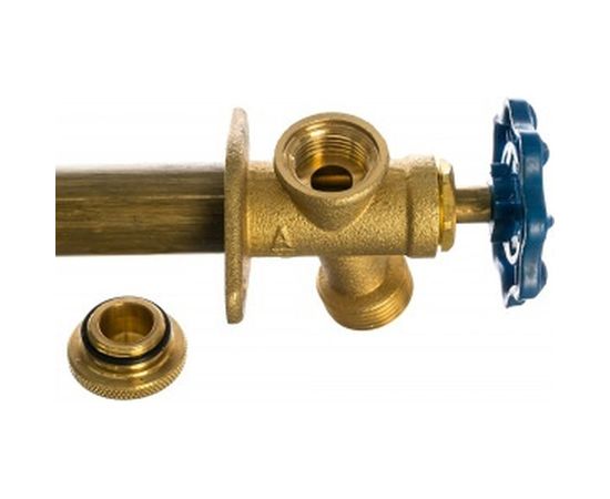 Морозоустойчивый фасадный кран с вентелем Профитт 240мм 1435490 – изображение 5