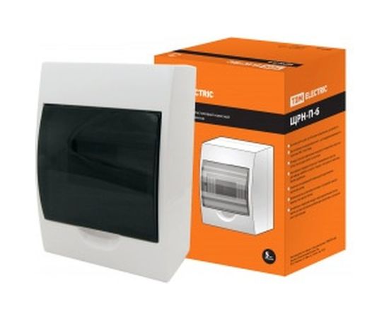 Бокс TDM ЩРН-П-6 модулей навесной пластик SQ0901-0002 