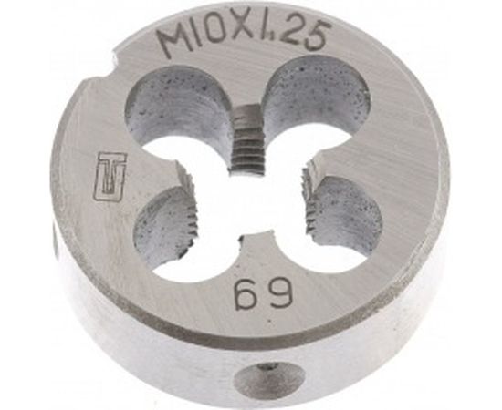 Плашка М10 х 1,25 мм СИБРТЕХ 77025 