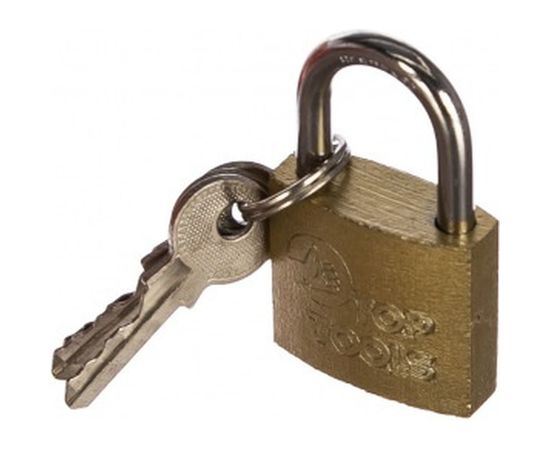 Висячий замок 30 мм 3 ключа Top Tools 90U270 