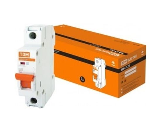 Автоматический выключатель ВА47-29 (1Р; 3 А; 4.5 кА; В) TDM SQ0206-0003 