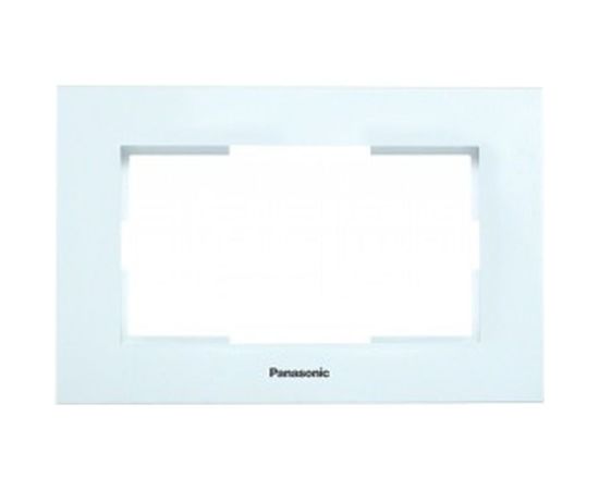 Рамка Panasonic Karre Plus 54806 для 2-й розетки серебро WKTF0809-2SL-RES 