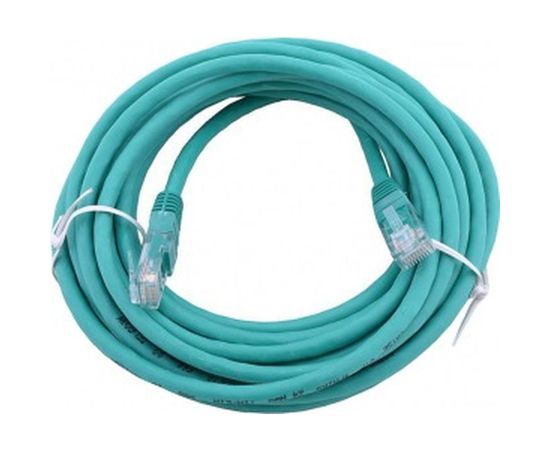 Патчкорд AOpen/Qust литой UTP кат.5е 15м зеленый ANP511-15M-G 