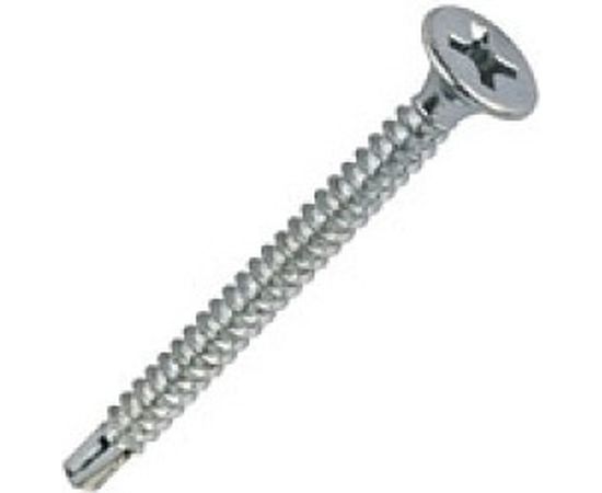Саморез по металлу для ГКЛ Метизный двор 3,5x32 потайной, оцинкованный, сверло 25 шт. 4690441017871 