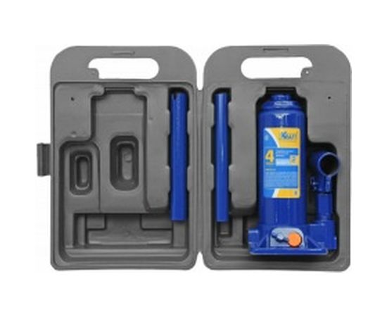 Бутылочный домкрат KRAFT 4 т, в кейсе, min 195mm-max 380mm KT 800014 