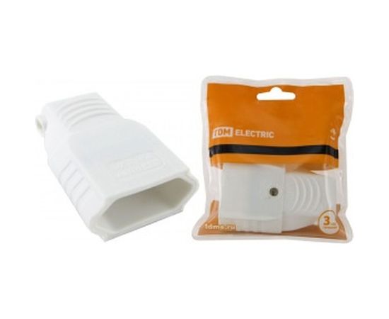 Штепсельная розетка с/з TDM 2П 10А 250B CEE 7/16 белая SQ1806-0092 