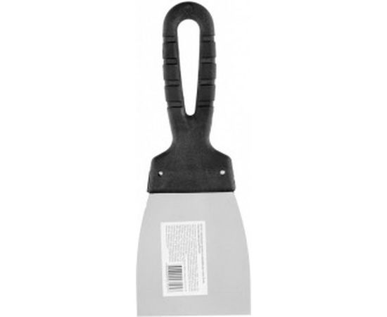 Шпательная лопатка из нержавеющей стали Россия 80 мм пластмассовая ручка 85134 