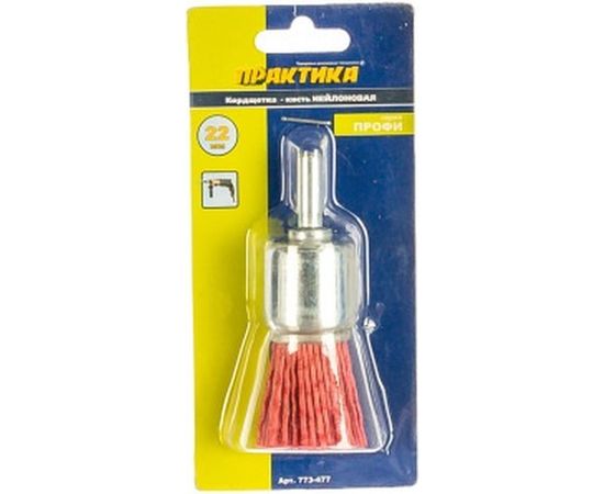 Кордщетка-кисть (22 мм) для дрели ПРАКТИКА 773-477 