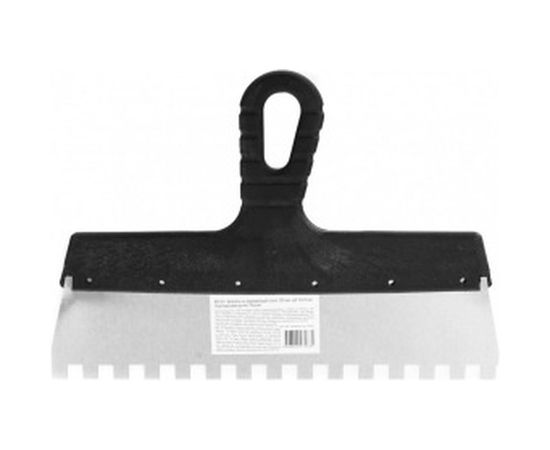 Шпатель Россия нержавеющая сталь, 300 мм, зуб 10х10 мм 85130 