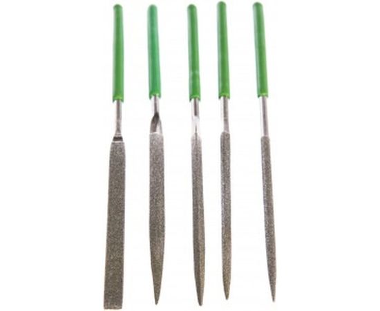 Набор алмазных надфилей 140х70х3, 5шт СИБРТЕХ 158337 