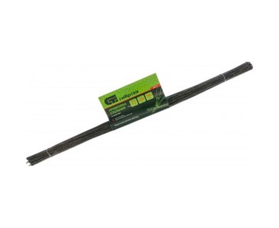 Стальная проволока в прутках СИБРТЕХ 400мм/100шт вязальная, термообработанная 1,2 мм 84915 