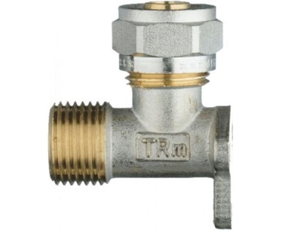 Уголок с креплением Terma 1/2"x16 мм штуцер/цанга ТRm 01803 35289 – изображение 2
