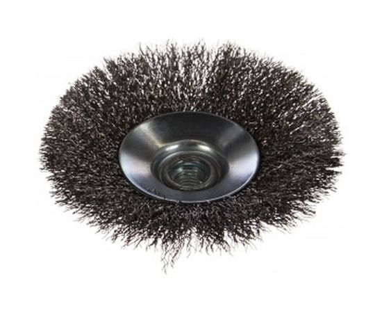 Кордщетка радиальная с наклоном мягкая (125 мм; М14) ПРАКТИКА 032-492 – изображение 2