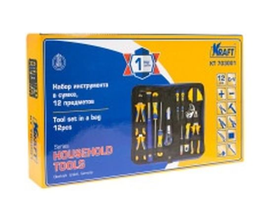 Набор инструмента 12 предметов сумка KRAFT KT 703001 – изображение 2