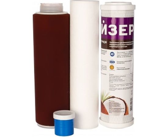 Комплект картриджей №3 к фильтрам для воды Гейзер 3 «Люкс» (для мягкой воды) Гейзер 50003 – изображение 2