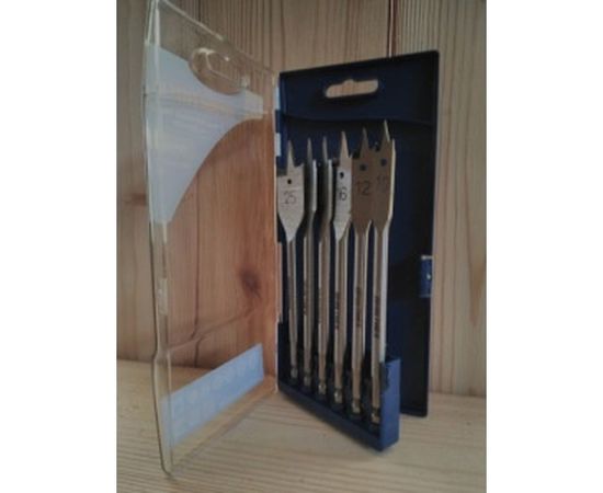 Набор сверл перовых Профи (6 шт) ПРАКТИКА 640-377 – изображение 2