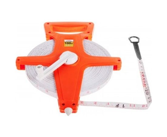 Геодезическая фибергласовая мерная лента Remocolor 100м, 13мм 15-2-100 – изображение 2