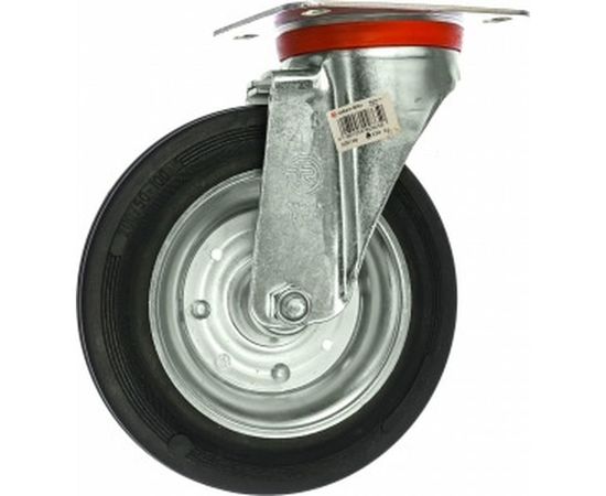 Колесо с вращающейся опорой и пластиной крепления (200 мм; 230 кг) Tellure rota 535106 – изображение 2