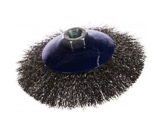 Кордщетка радиальная с наклоном мягкая (125 мм; М14) ПРАКТИКА 032-492 – изображение 3