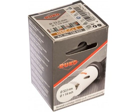 Коронка биметаллическая HSS Co 8% (32 мм) RUKO 126032 – изображение 3