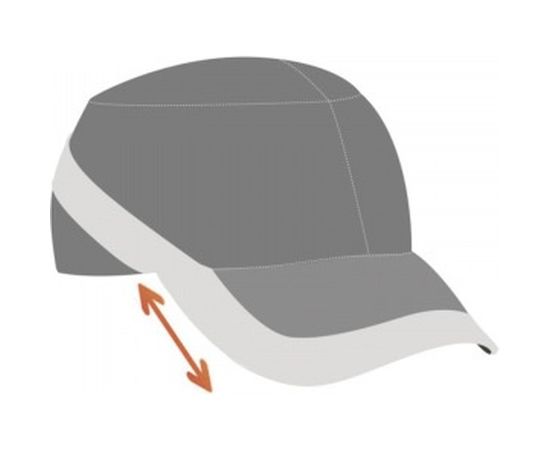 Защитная каскетка Delta Plus KAIZIO серая KAIZIGRSH – изображение 7