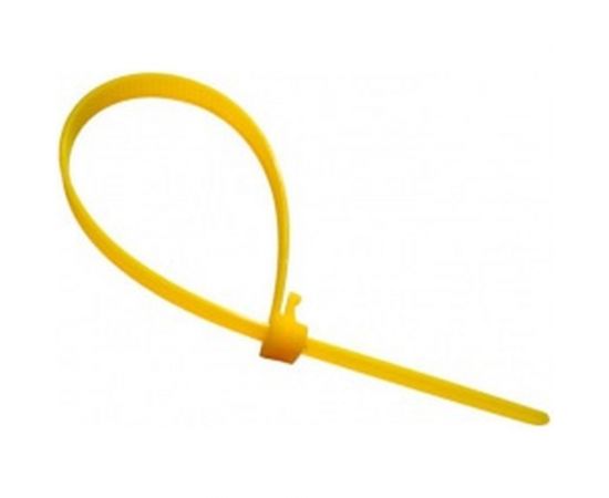 Нейлоновые хомуты Remocolor желтые многоразовые 300 х 7,2 мм, 50 47-5-300 