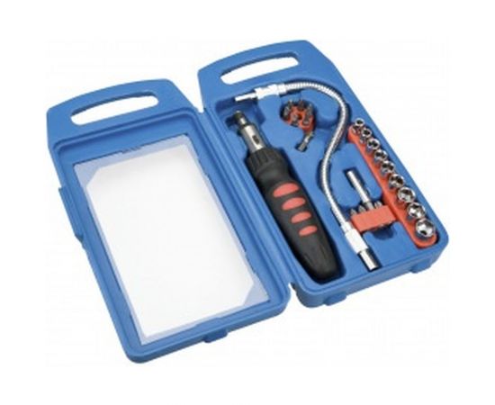 Набор насадок и сменных головок с держателем Top Tools 22шт. 39D185 