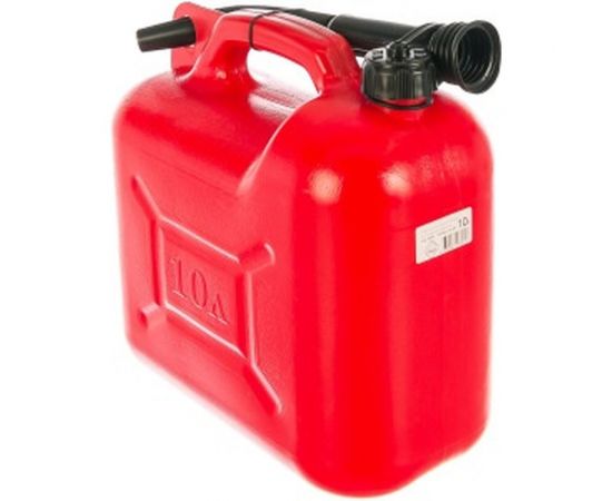 Канистра пластиковая для технических жидкостей, красная 10 л GL-321 ГЛАВДОР 52336 